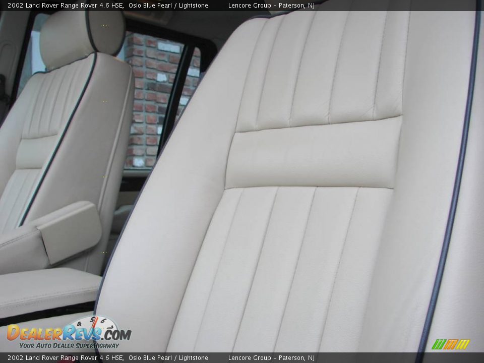 2002 Land Rover Range Rover 4.6 HSE Oslo Blue Pearl / Lightstone Photo #24