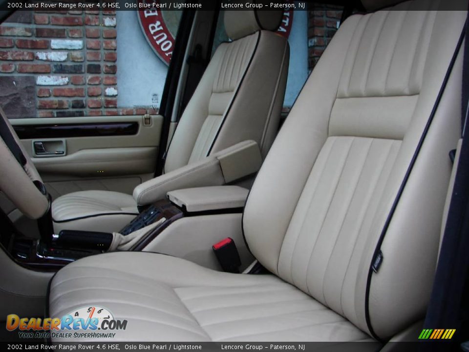 2002 Land Rover Range Rover 4.6 HSE Oslo Blue Pearl / Lightstone Photo #25