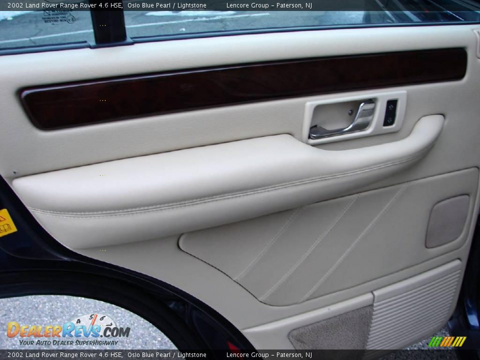 2002 Land Rover Range Rover 4.6 HSE Oslo Blue Pearl / Lightstone Photo #27