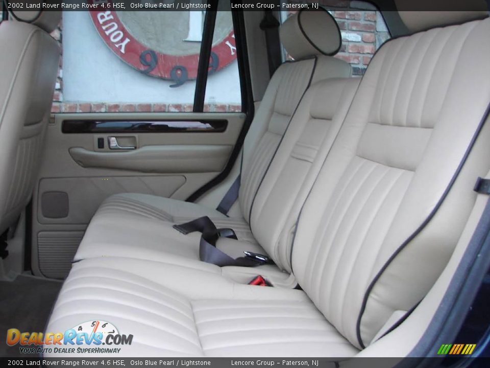 2002 Land Rover Range Rover 4.6 HSE Oslo Blue Pearl / Lightstone Photo #30