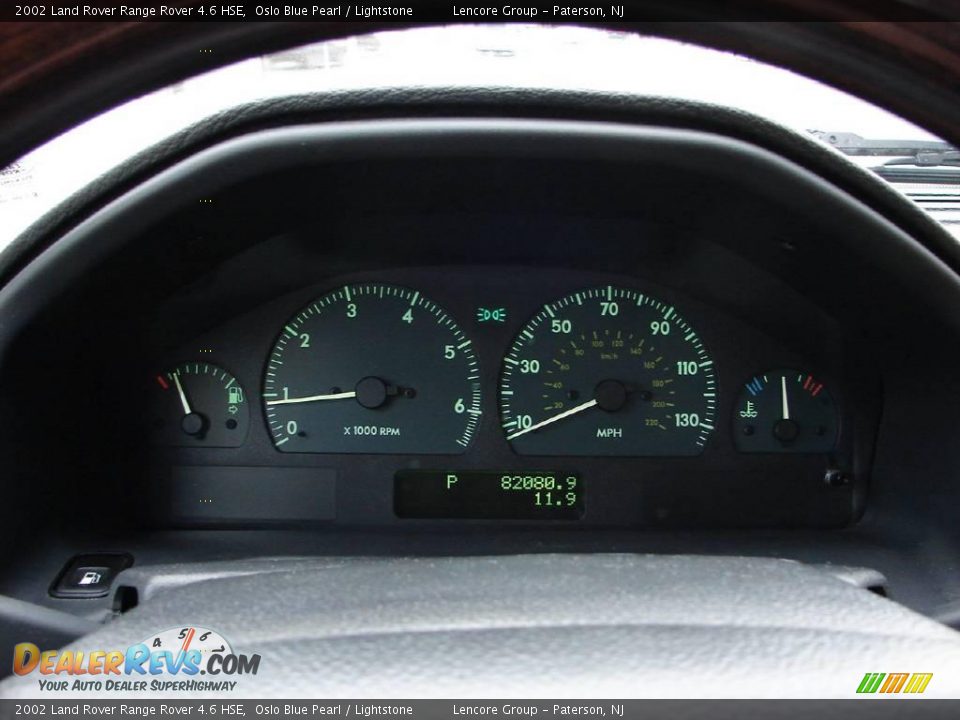 2002 Land Rover Range Rover 4.6 HSE Oslo Blue Pearl / Lightstone Photo #34