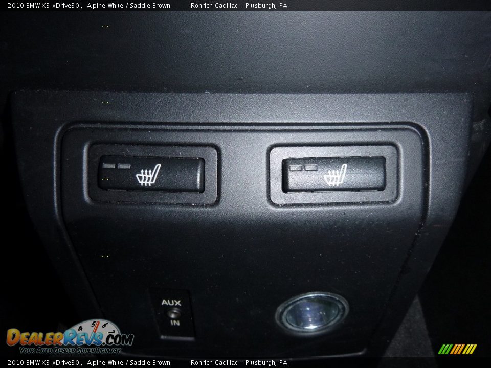 2010 BMW X3 xDrive30i Alpine White / Saddle Brown Photo #14