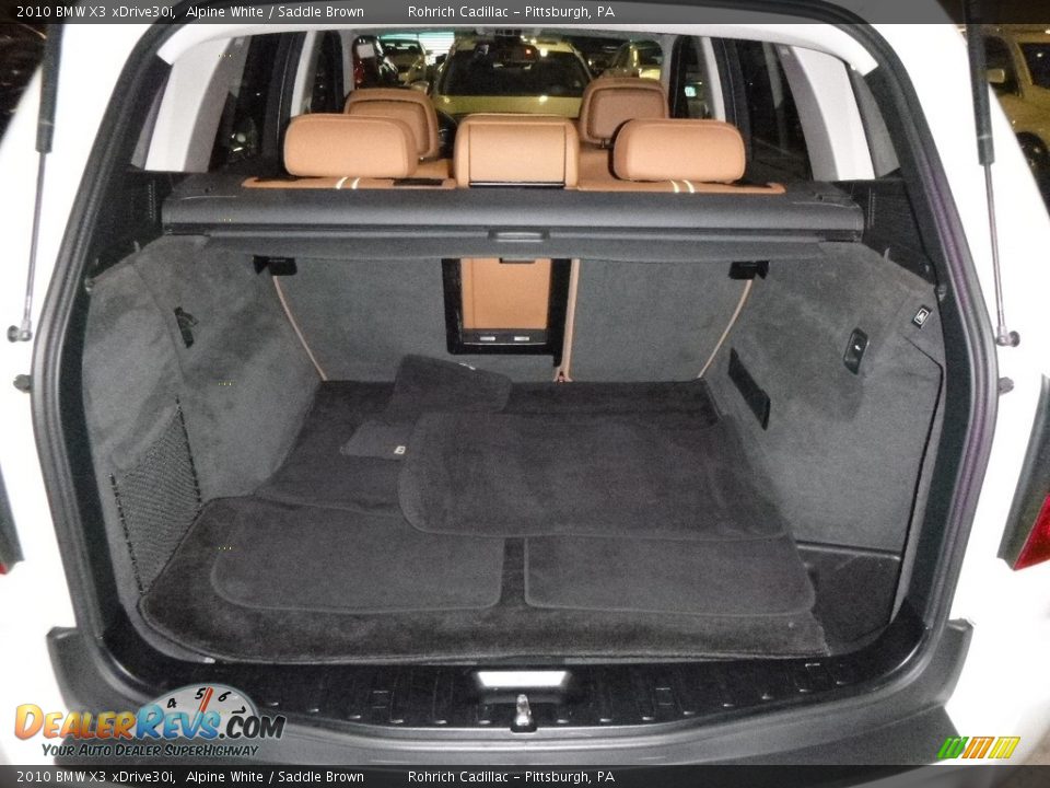 2010 BMW X3 xDrive30i Alpine White / Saddle Brown Photo #15