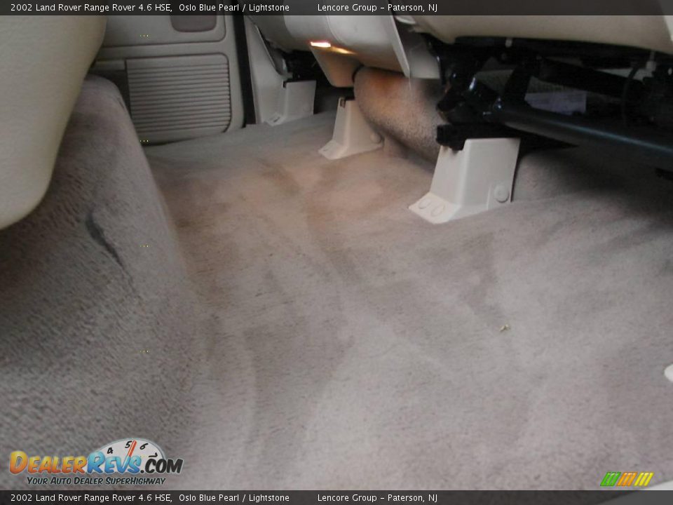 2002 Land Rover Range Rover 4.6 HSE Oslo Blue Pearl / Lightstone Photo #35