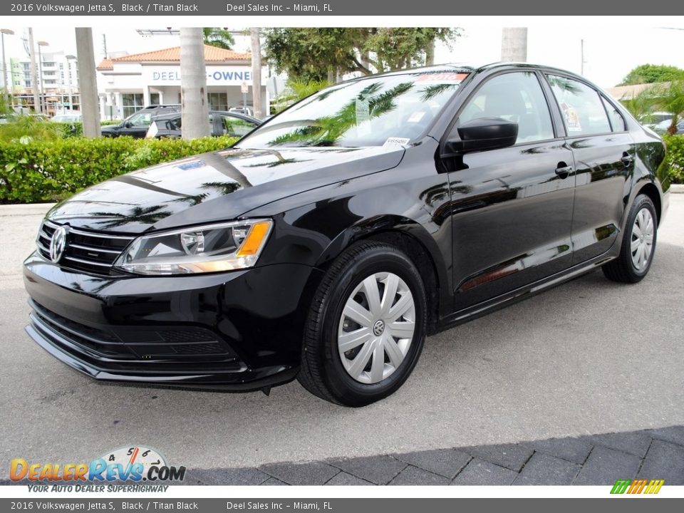 2016 Volkswagen Jetta S Black / Titan Black Photo #5
