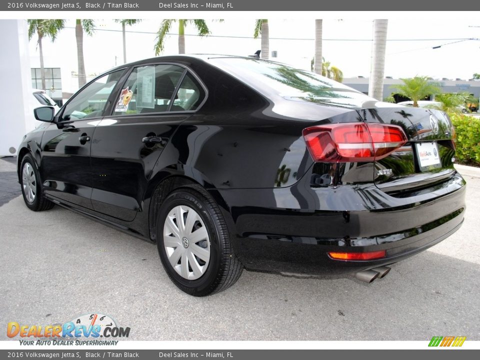 2016 Volkswagen Jetta S Black / Titan Black Photo #7