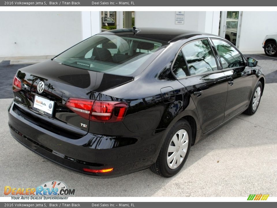 2016 Volkswagen Jetta S Black / Titan Black Photo #9