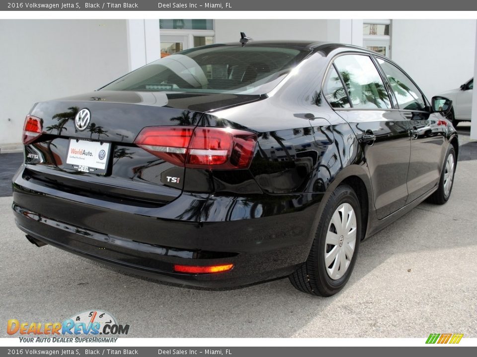 2016 Volkswagen Jetta S Black / Titan Black Photo #10
