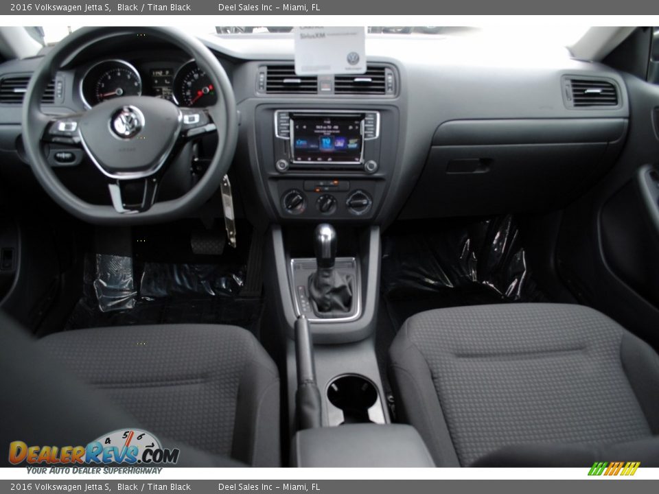 2016 Volkswagen Jetta S Black / Titan Black Photo #13