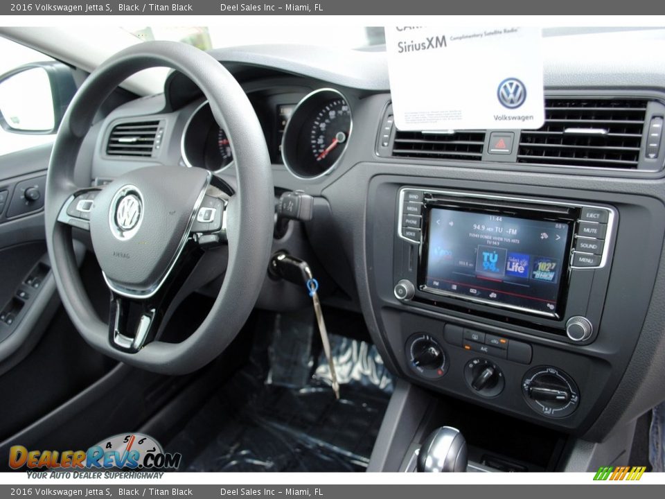 2016 Volkswagen Jetta S Black / Titan Black Photo #18