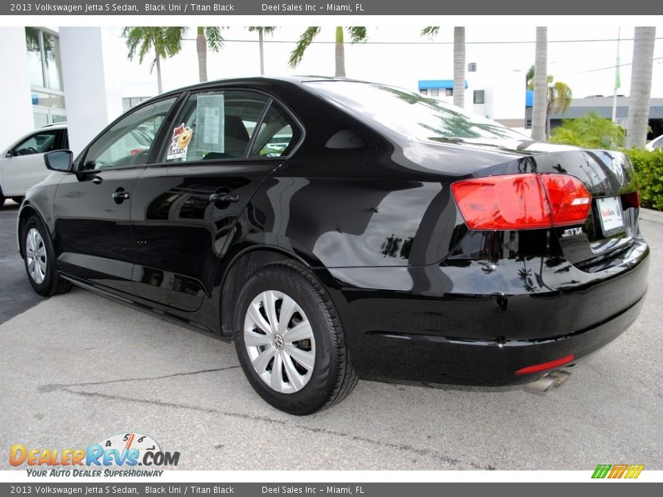 2013 Volkswagen Jetta S Sedan Black Uni / Titan Black Photo #7
