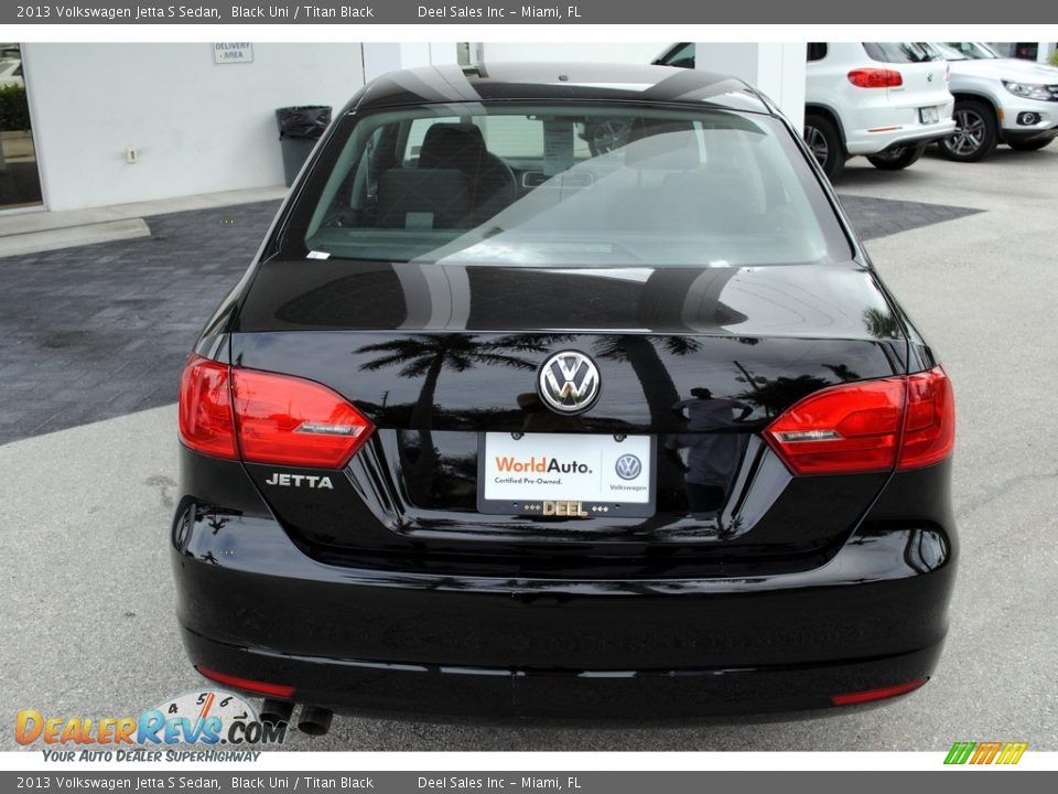 2013 Volkswagen Jetta S Sedan Black Uni / Titan Black Photo #8
