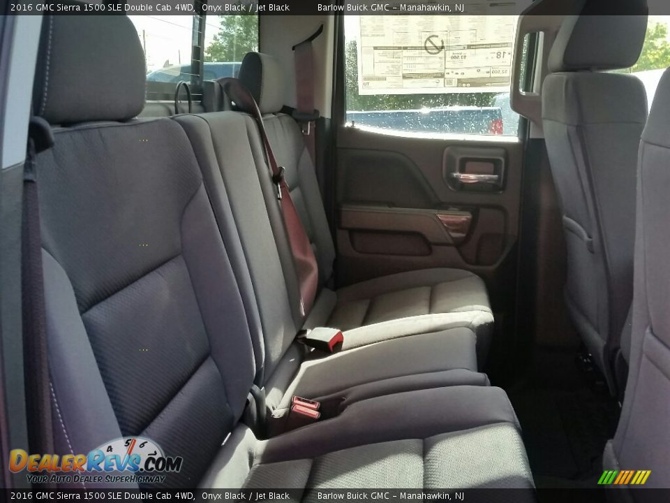 2016 GMC Sierra 1500 SLE Double Cab 4WD Onyx Black / Jet Black Photo #6