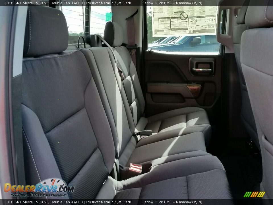 2016 GMC Sierra 1500 SLE Double Cab 4WD Quicksilver Metallic / Jet Black Photo #6