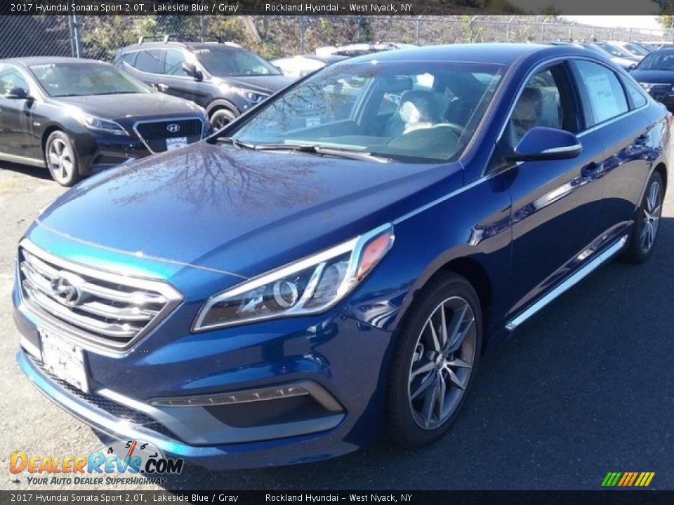 2017 Hyundai Sonata Sport 2.0T Lakeside Blue / Gray Photo #1