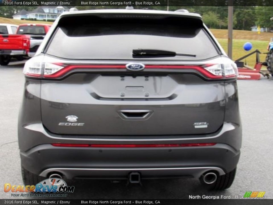 2016 Ford Edge SEL Magnetic / Ebony Photo #4
