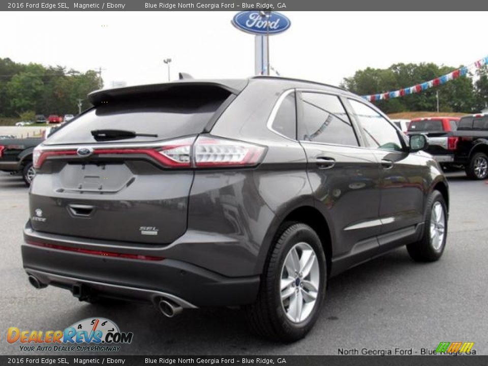 2016 Ford Edge SEL Magnetic / Ebony Photo #5