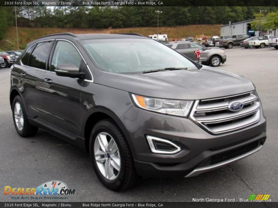 2016 Ford Edge SEL Magnetic / Ebony Photo #7