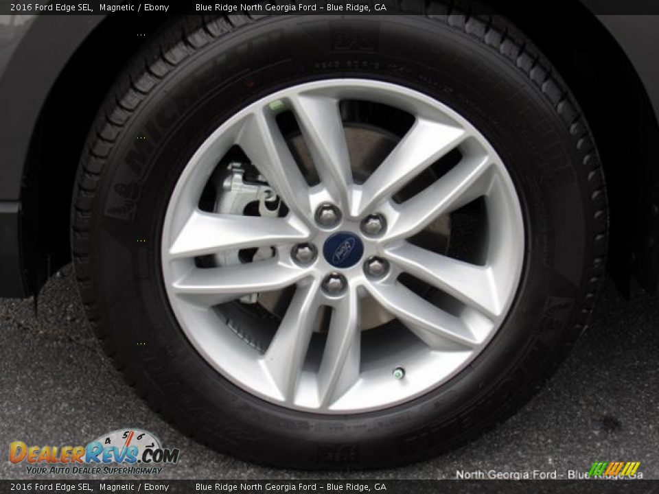 2016 Ford Edge SEL Magnetic / Ebony Photo #9