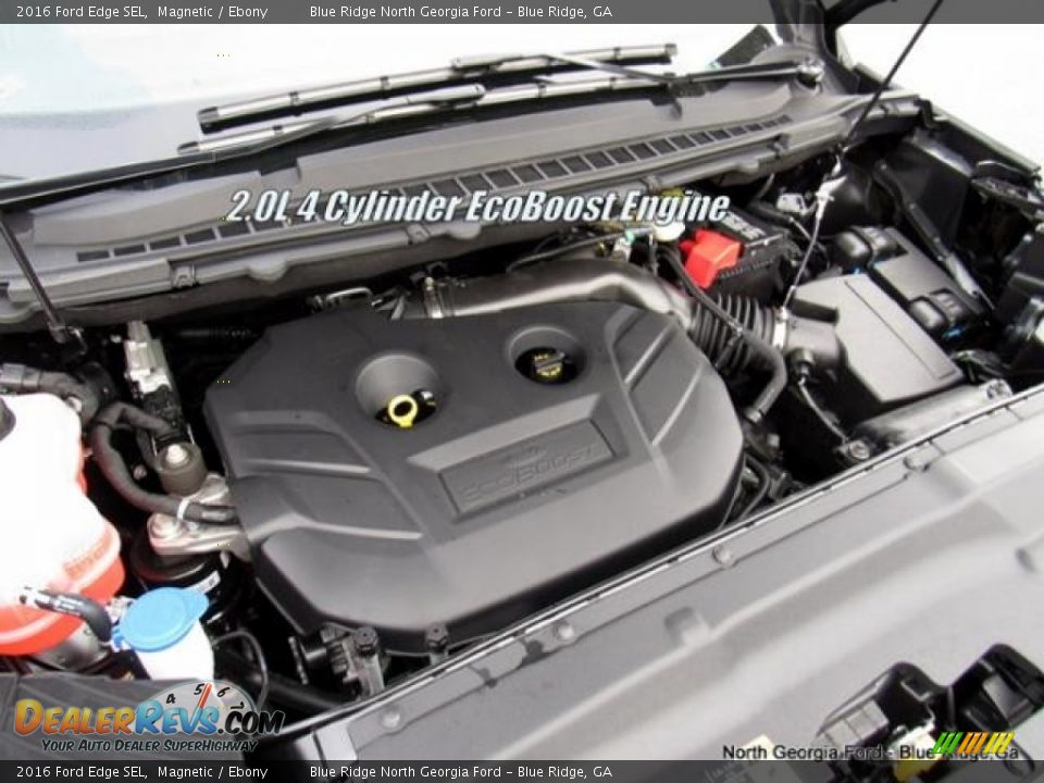 2016 Ford Edge SEL Magnetic / Ebony Photo #10