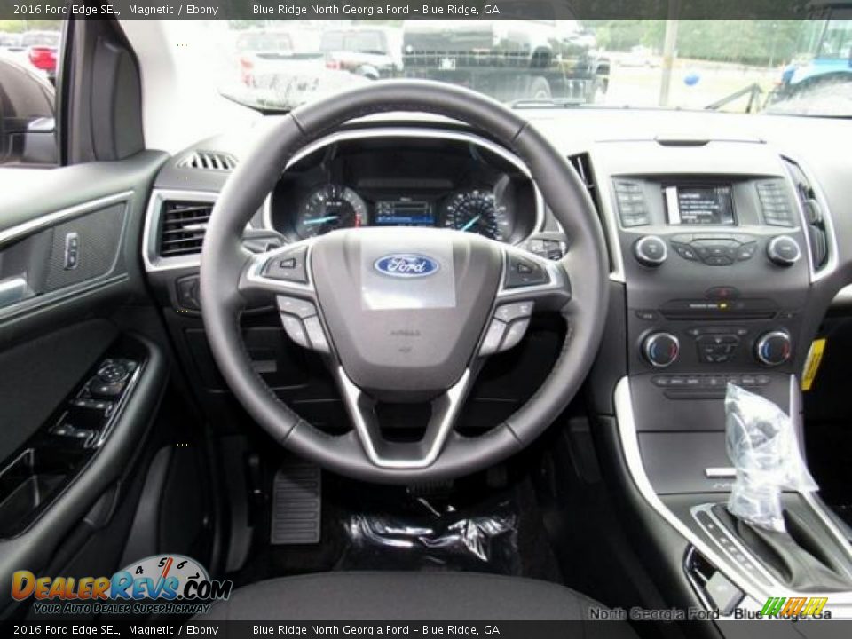 2016 Ford Edge SEL Magnetic / Ebony Photo #16