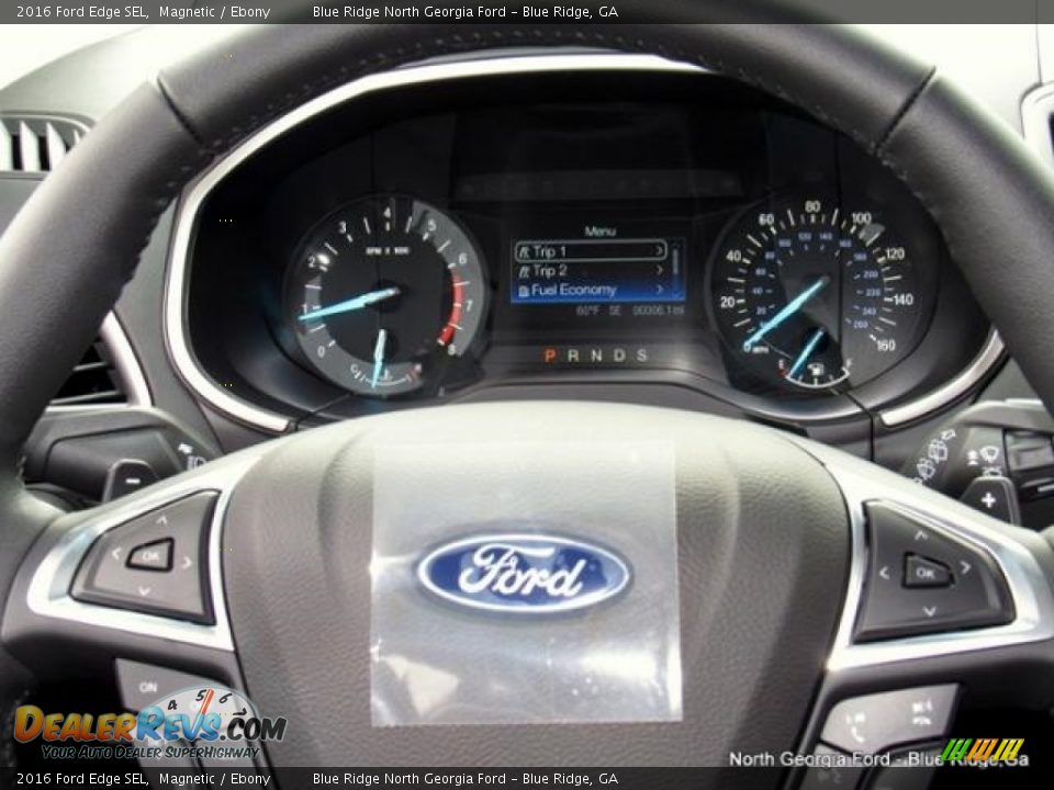 2016 Ford Edge SEL Magnetic / Ebony Photo #19