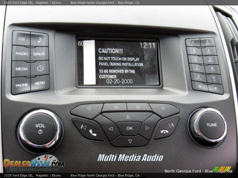 2016 Ford Edge SEL Magnetic / Ebony Photo #21
