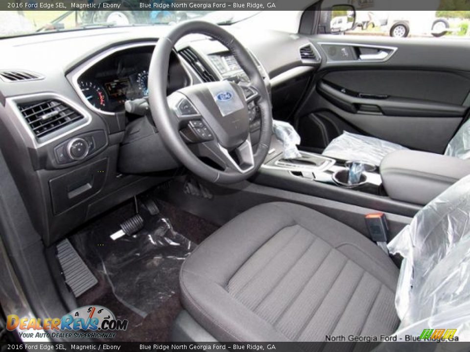 2016 Ford Edge SEL Magnetic / Ebony Photo #28