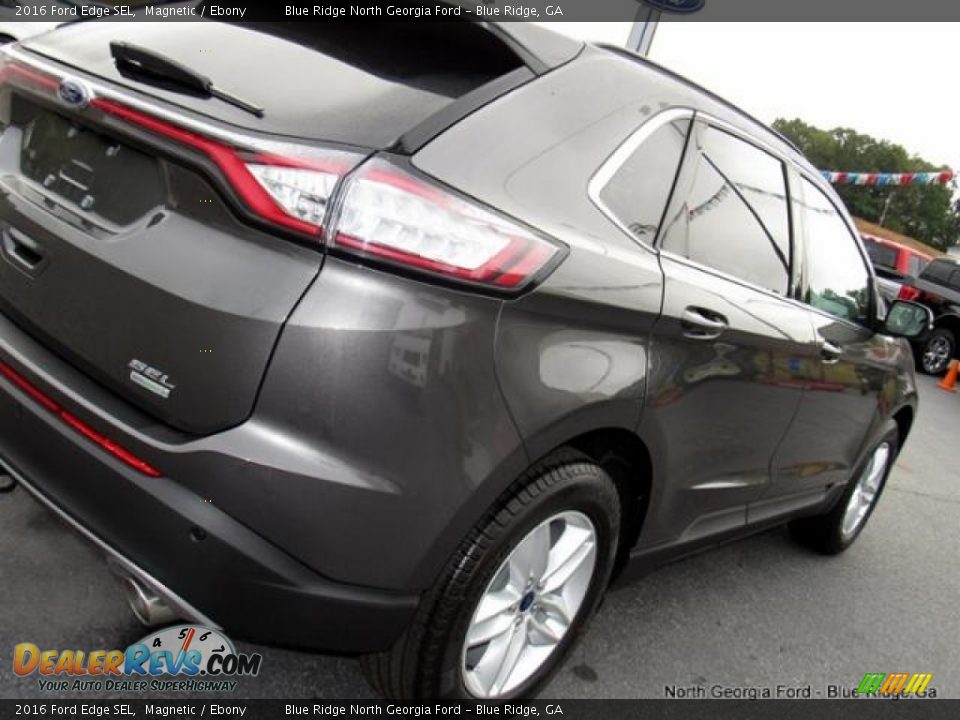 2016 Ford Edge SEL Magnetic / Ebony Photo #34