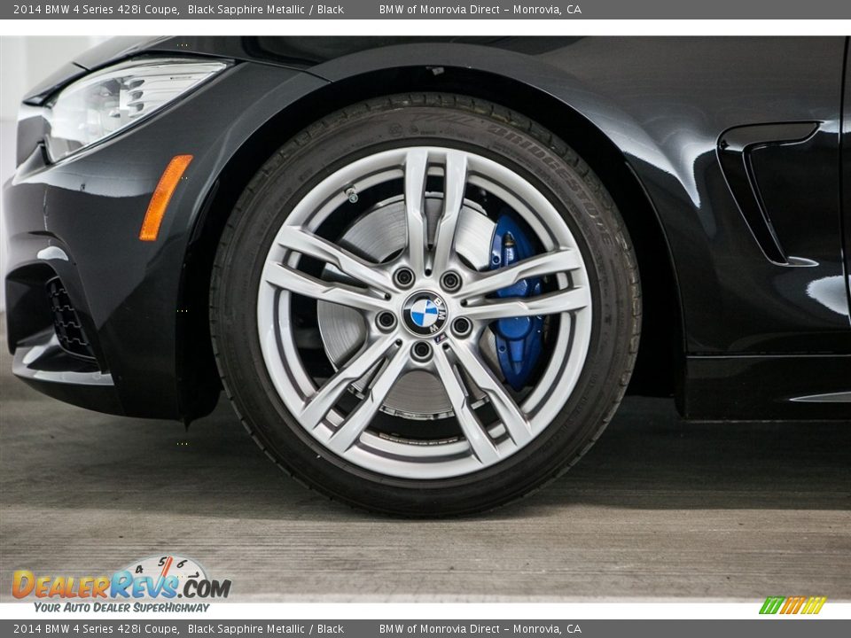 2014 BMW 4 Series 428i Coupe Black Sapphire Metallic / Black Photo #8
