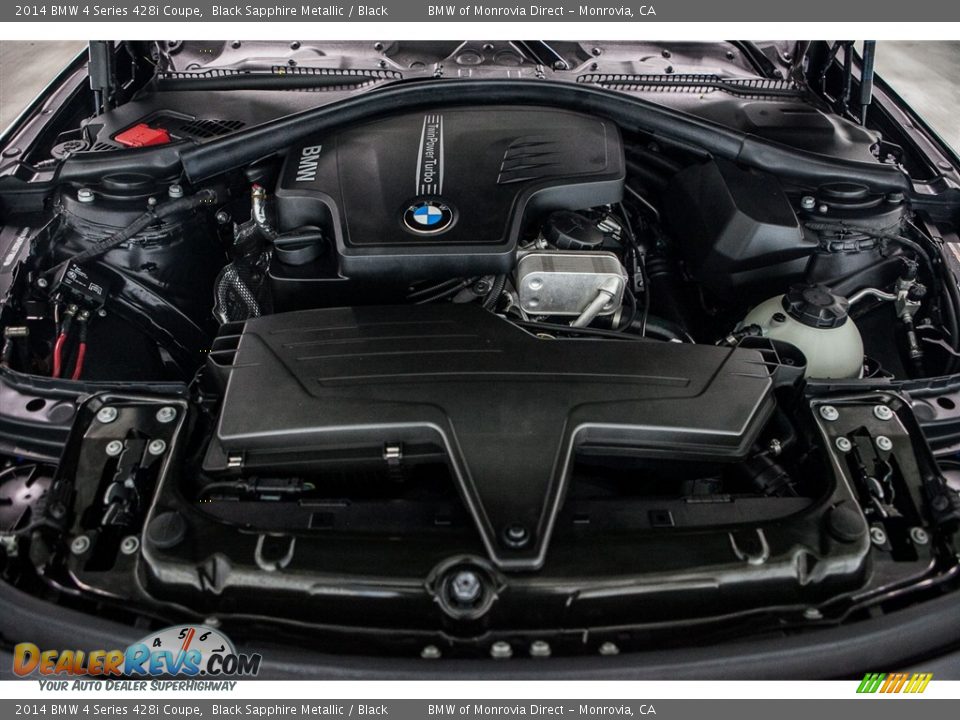 2014 BMW 4 Series 428i Coupe Black Sapphire Metallic / Black Photo #9