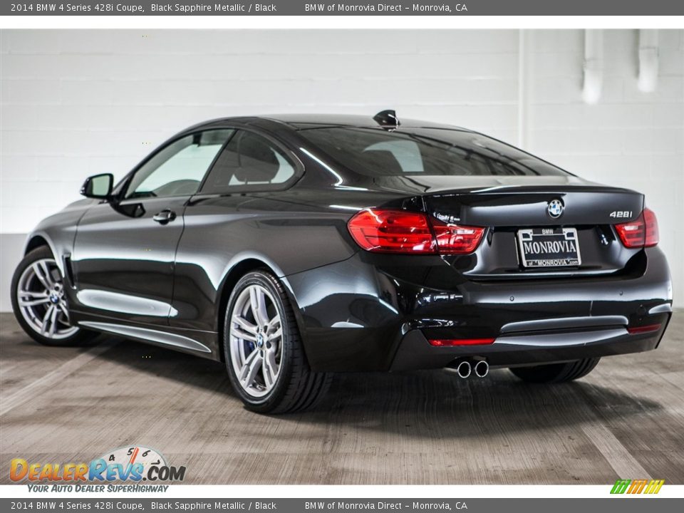 2014 BMW 4 Series 428i Coupe Black Sapphire Metallic / Black Photo #10
