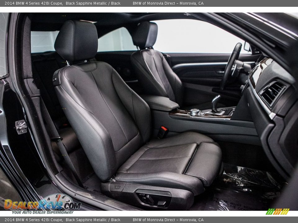 2014 BMW 4 Series 428i Coupe Black Sapphire Metallic / Black Photo #13