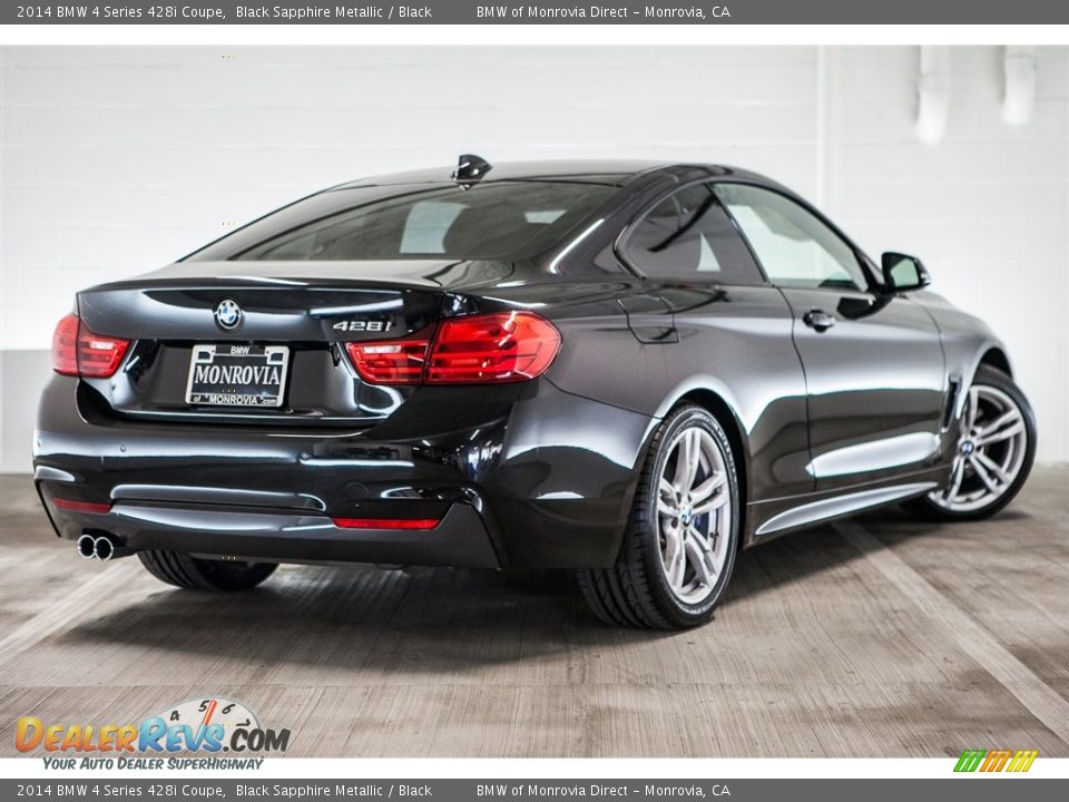 2014 BMW 4 Series 428i Coupe Black Sapphire Metallic / Black Photo #15