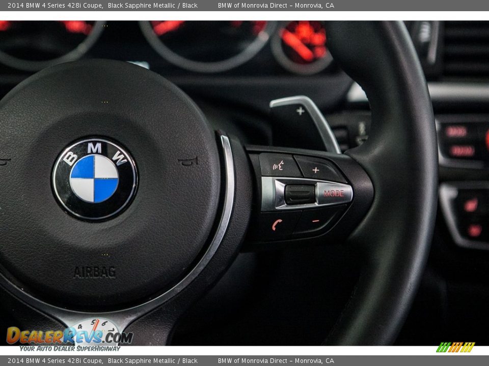 2014 BMW 4 Series 428i Coupe Black Sapphire Metallic / Black Photo #18