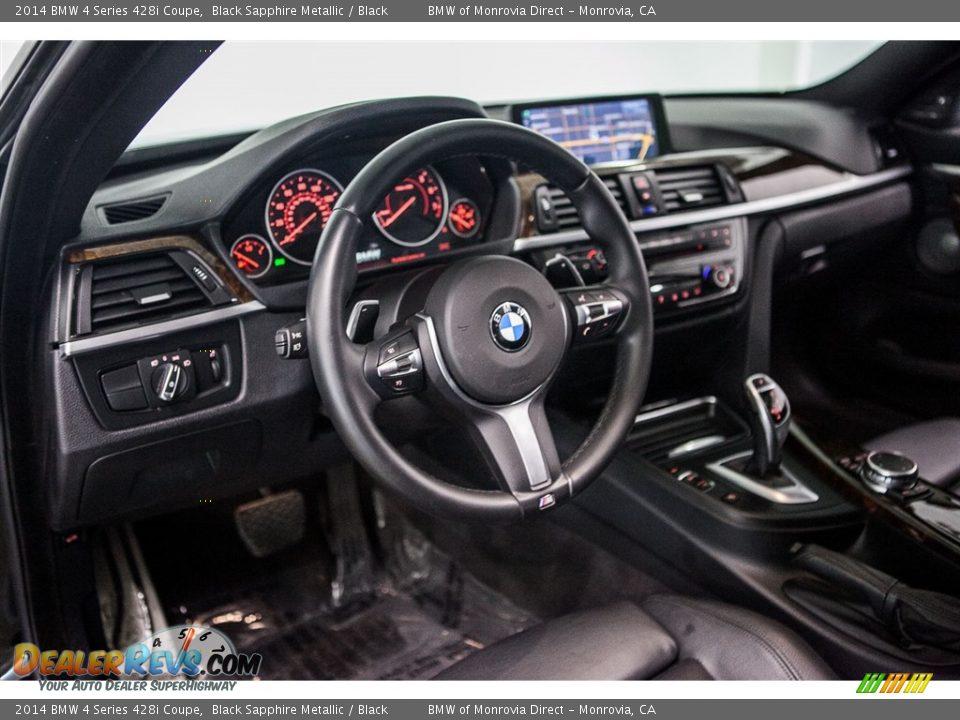 2014 BMW 4 Series 428i Coupe Black Sapphire Metallic / Black Photo #19