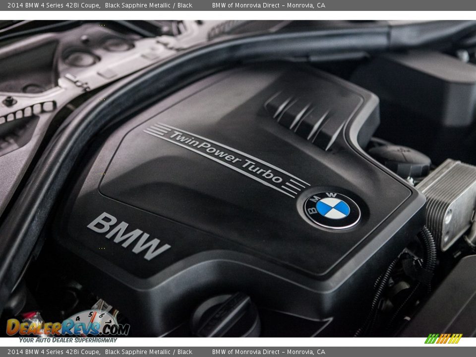2014 BMW 4 Series 428i Coupe Black Sapphire Metallic / Black Photo #25