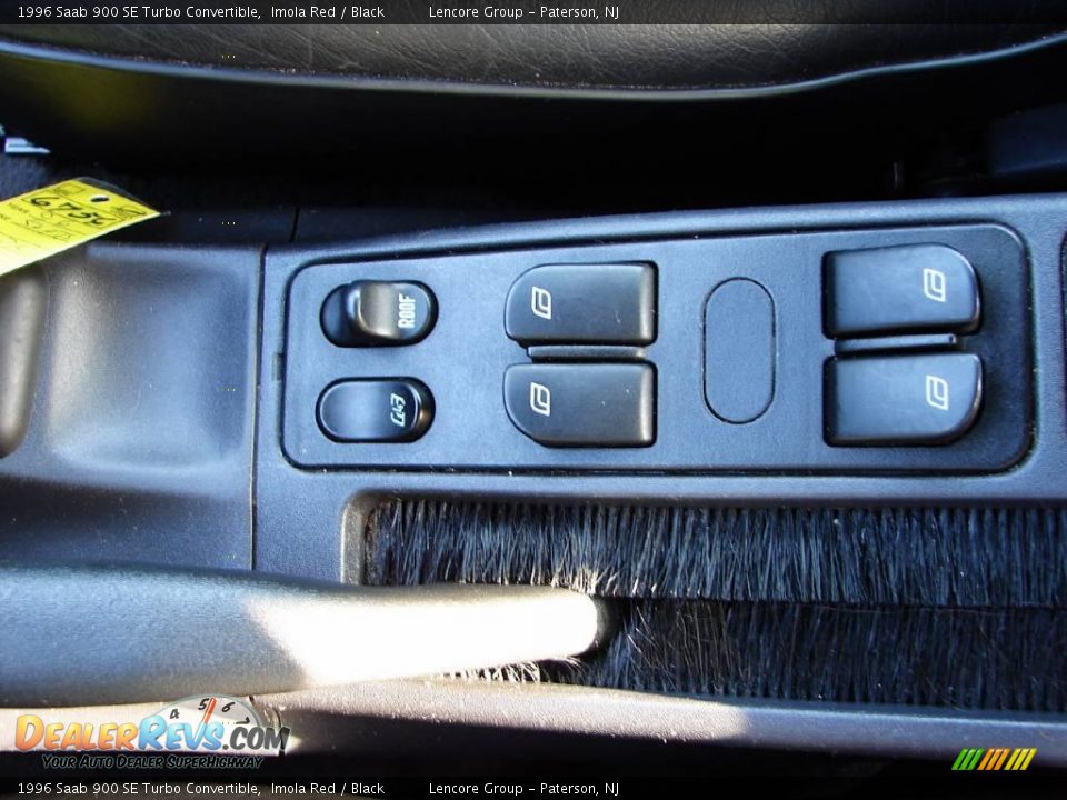 1996 Saab 900 SE Turbo Convertible Imola Red / Black Photo #25