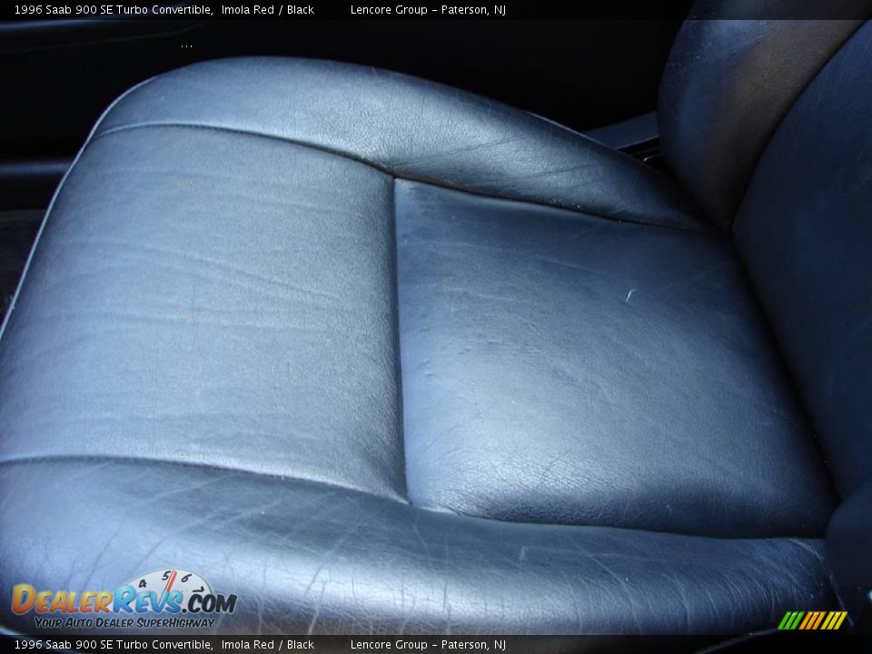 1996 Saab 900 SE Turbo Convertible Imola Red / Black Photo #27