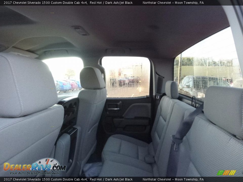 2017 Chevrolet Silverado 1500 Custom Double Cab 4x4 Red Hot / Dark Ash/Jet Black Photo #12