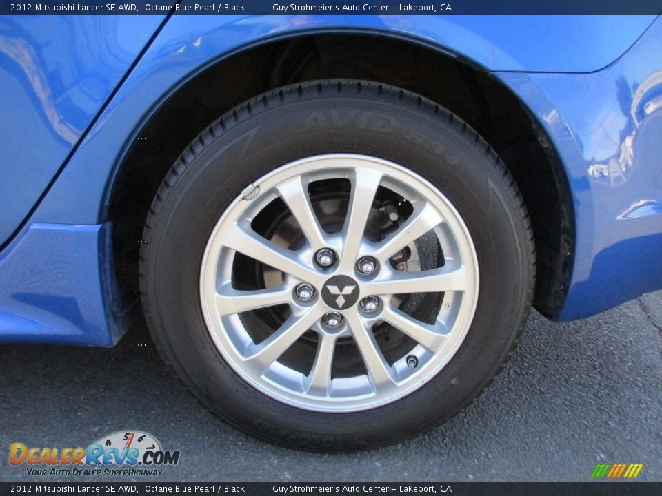 2012 Mitsubishi Lancer SE AWD Octane Blue Pearl / Black Photo #25