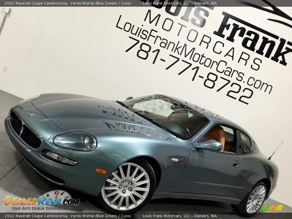 2002 Maserati Coupe Cambiocorsa Verde Mistral (Blue Green) / Cuoio Photo #4