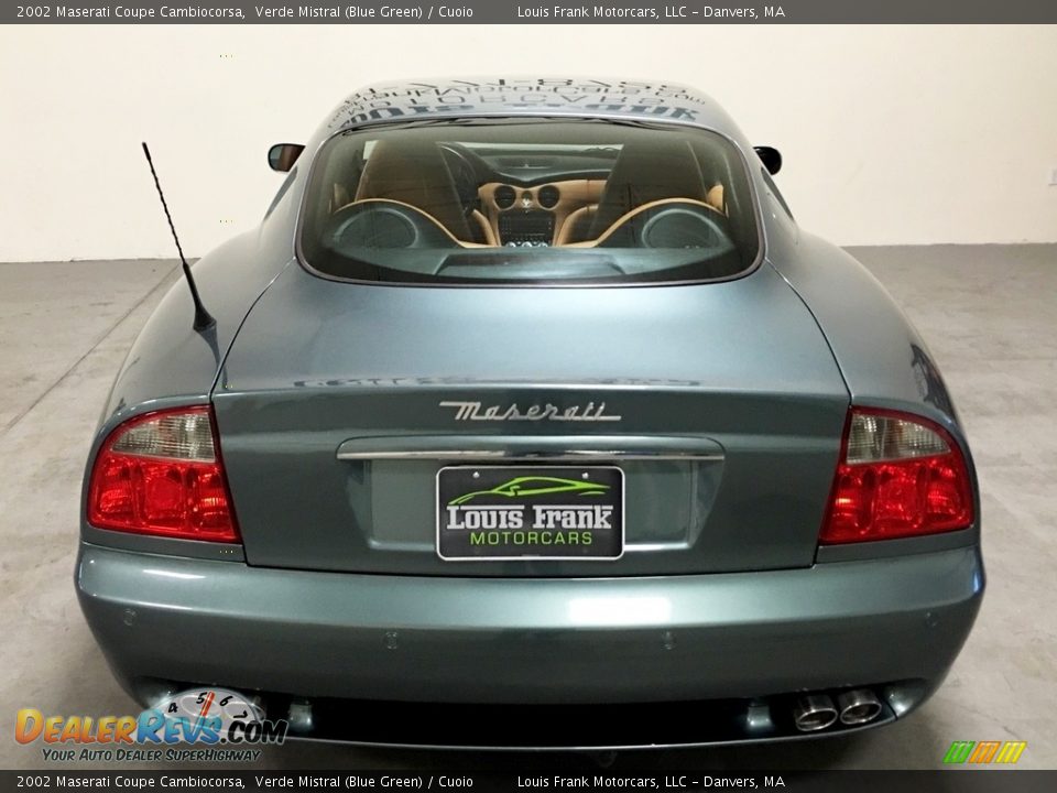 2002 Maserati Coupe Cambiocorsa Verde Mistral (Blue Green) / Cuoio Photo #8