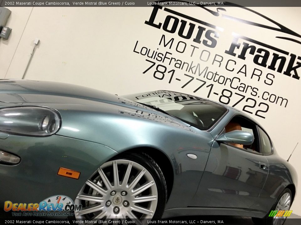 2002 Maserati Coupe Cambiocorsa Verde Mistral (Blue Green) / Cuoio Photo #20