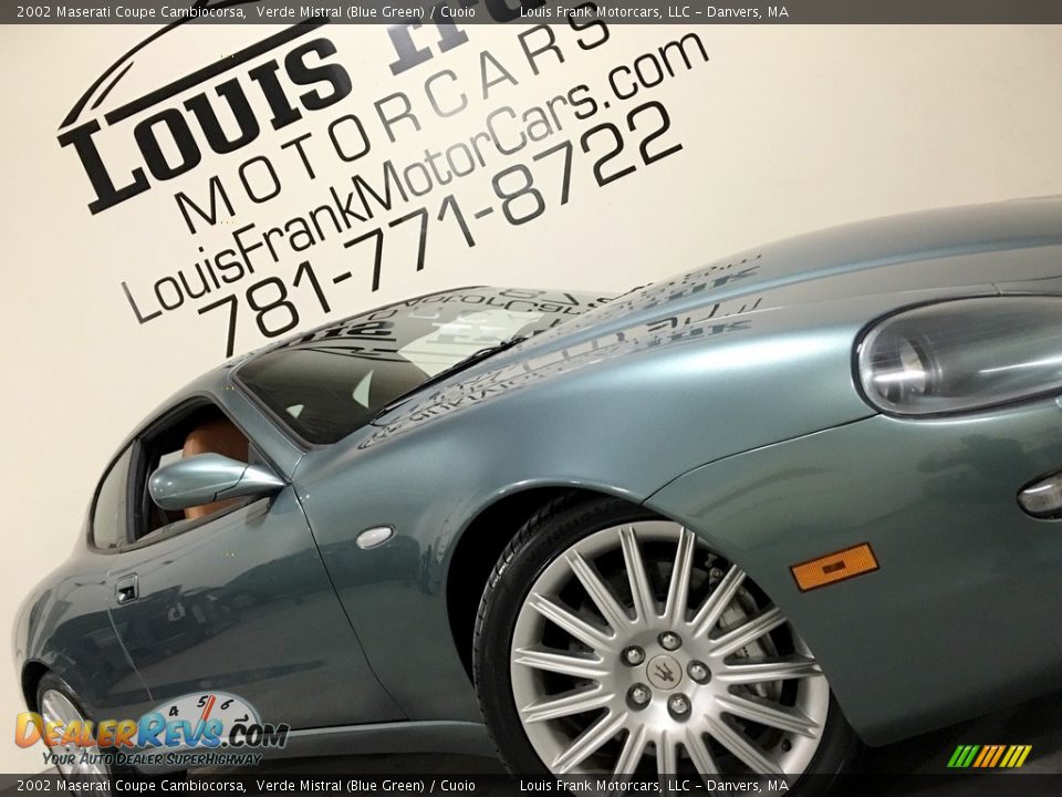 2002 Maserati Coupe Cambiocorsa Verde Mistral (Blue Green) / Cuoio Photo #22