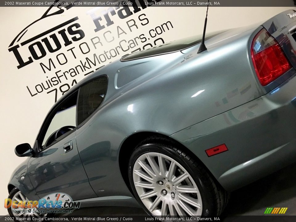 2002 Maserati Coupe Cambiocorsa Verde Mistral (Blue Green) / Cuoio Photo #23