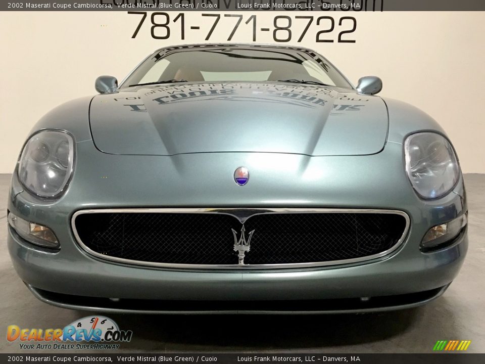 2002 Maserati Coupe Cambiocorsa Verde Mistral (Blue Green) / Cuoio Photo #25