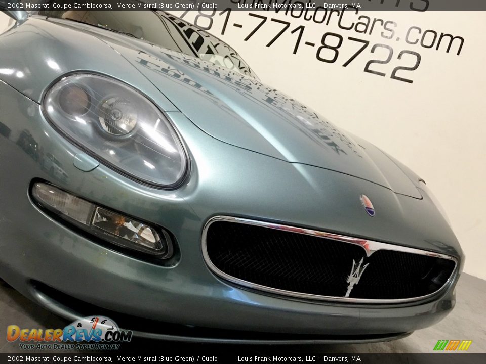 2002 Maserati Coupe Cambiocorsa Verde Mistral (Blue Green) / Cuoio Photo #26