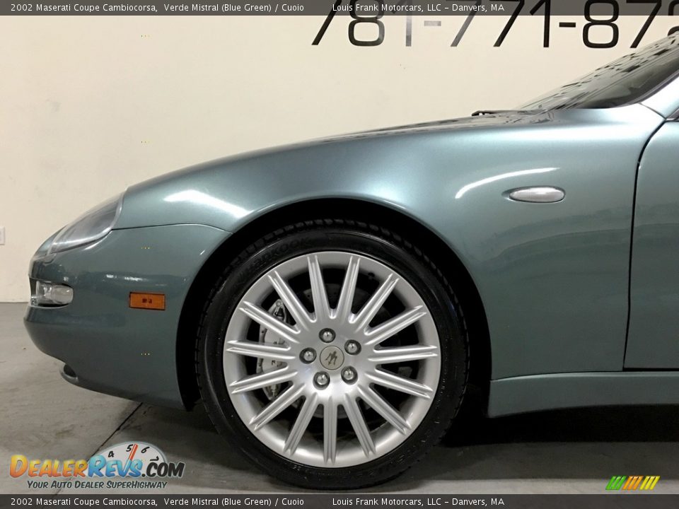 2002 Maserati Coupe Cambiocorsa Verde Mistral (Blue Green) / Cuoio Photo #30