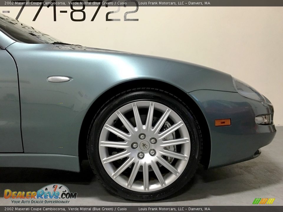2002 Maserati Coupe Cambiocorsa Verde Mistral (Blue Green) / Cuoio Photo #31